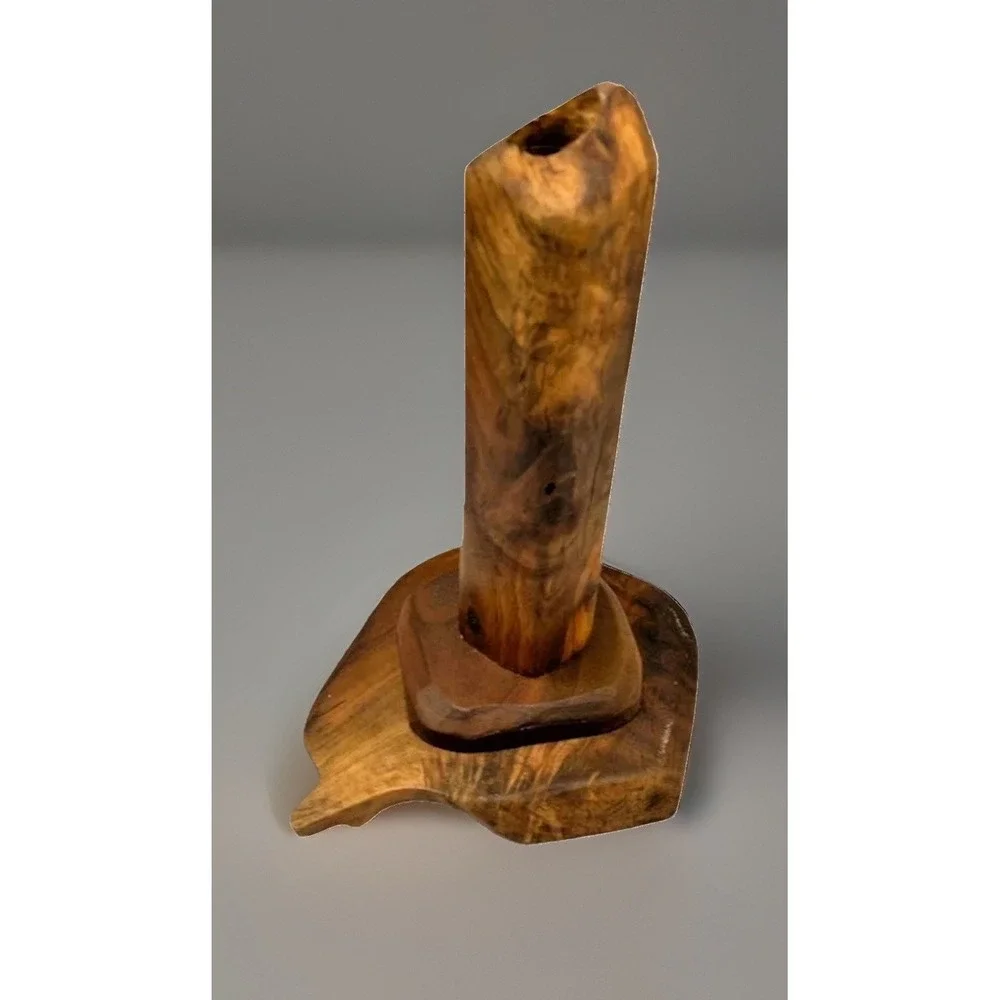 Abstract MCM Wood Art Sculpture Minimalist MCM Staging OOAK Room Decor VTG Boho